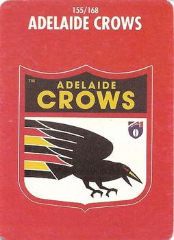 1991 Scanlens Stimorol #155 Adelaide Crows Front